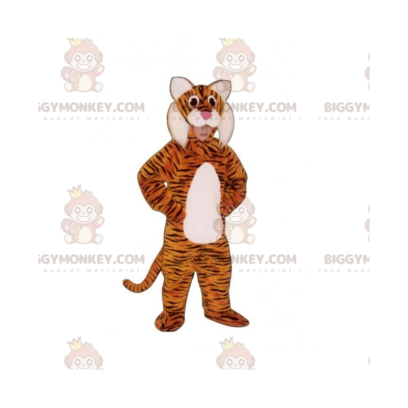 BIGGYMONKEY™ Costume da mascotte Animali della savana - Tigre -