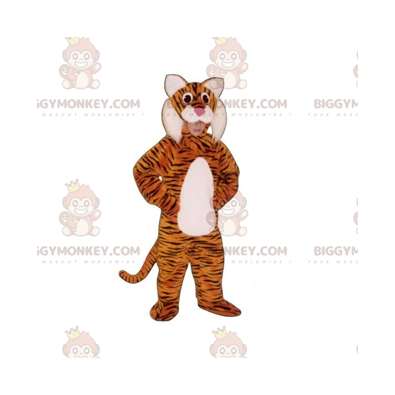 BIGGYMONKEY™ Savanna Dieren Mascottekostuum - Tijger -