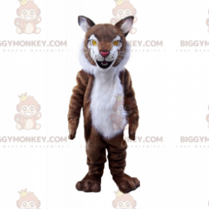 BIGGYMONKEY™ savanne dieren mascotte kostuum - witbuiktijger -