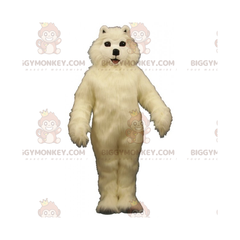 BIGGYMONKEY™ Haustier-Maskottchen-Kostüm – Bichon Malteser -