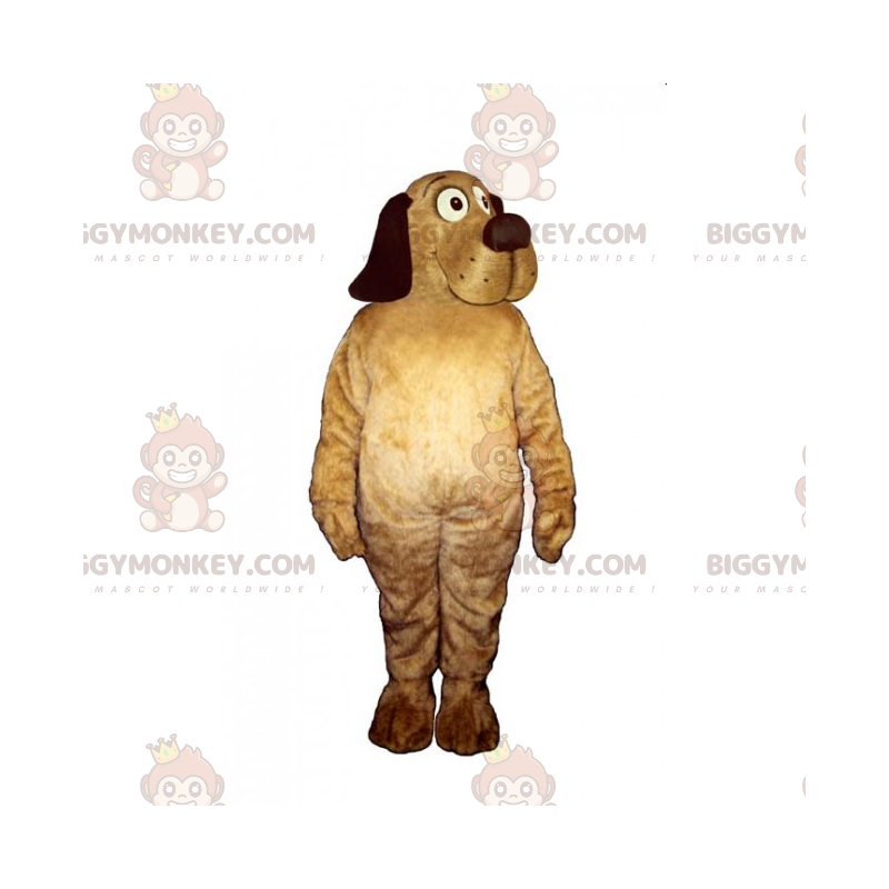 Fato de mascote BIGGYMONKEY™ - cão com focinho fofo –