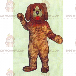 BIGGYMONKEY™ Haustier-Maskottchen-Kostüm – langohriger Hund -