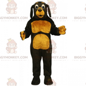 BIGGYMONKEY™ Husdjursmaskotdräkt - brun & karamellhund -