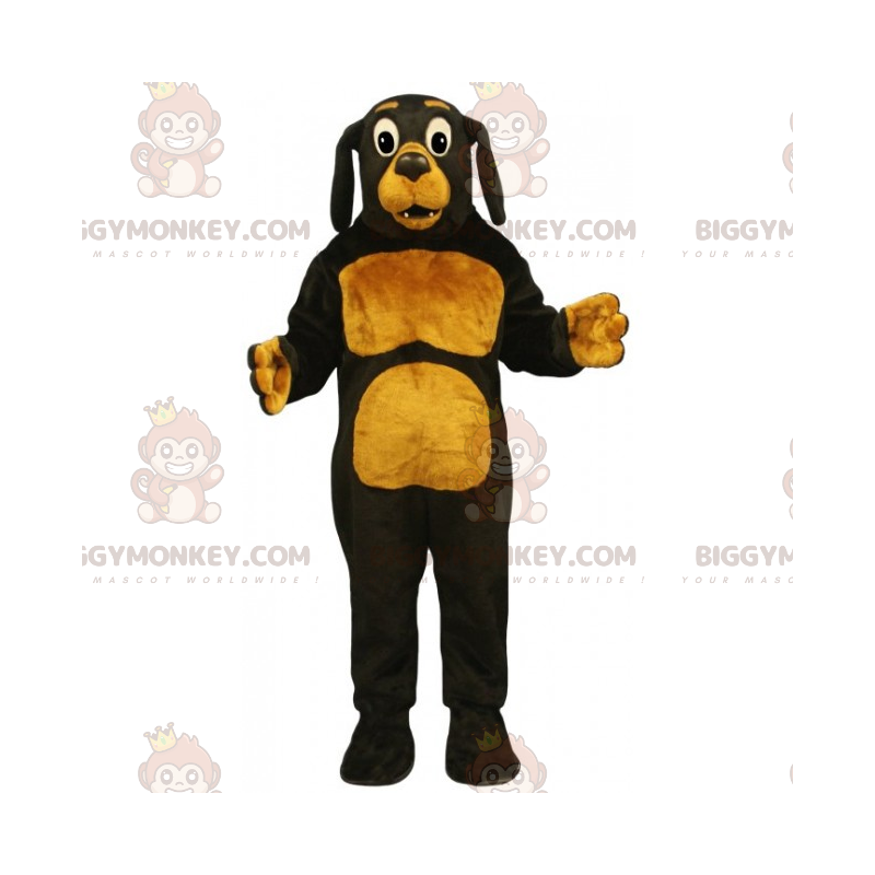 BIGGYMONKEY™ Husdyrs maskotkostume - brun og karamelhund -