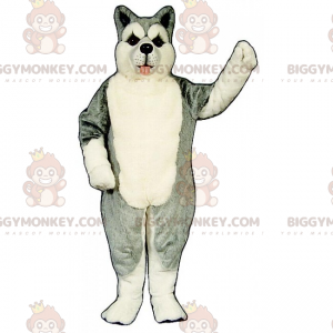BIGGYMONKEY™ Haustier-Maskottchen-Kostüm – Husky -