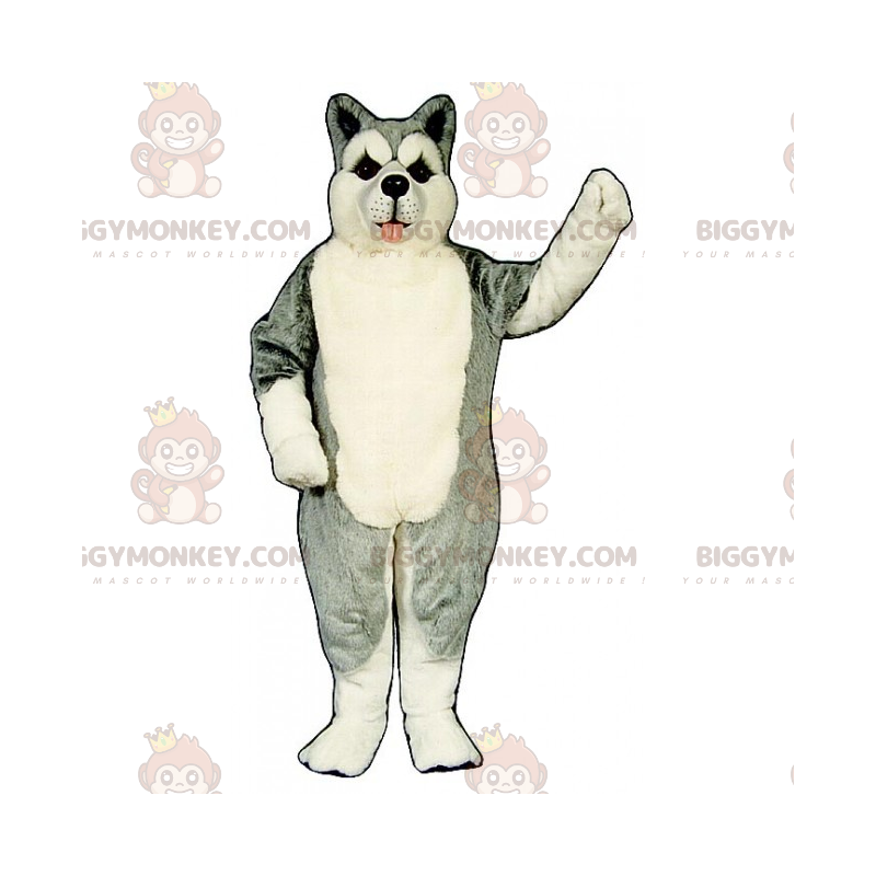 BIGGYMONKEY™ Husdjursmaskotdräkt - Husky - BiggyMonkey maskot