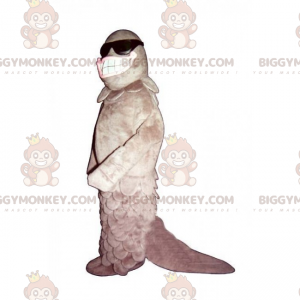 BIGGYMONKEY™ Sea Animal Mascot Costume - Fisk med mörka