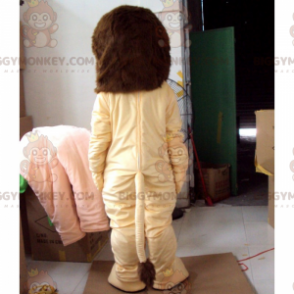 Costume de mascotte BIGGYMONKEY™ de Lion avec une crinière