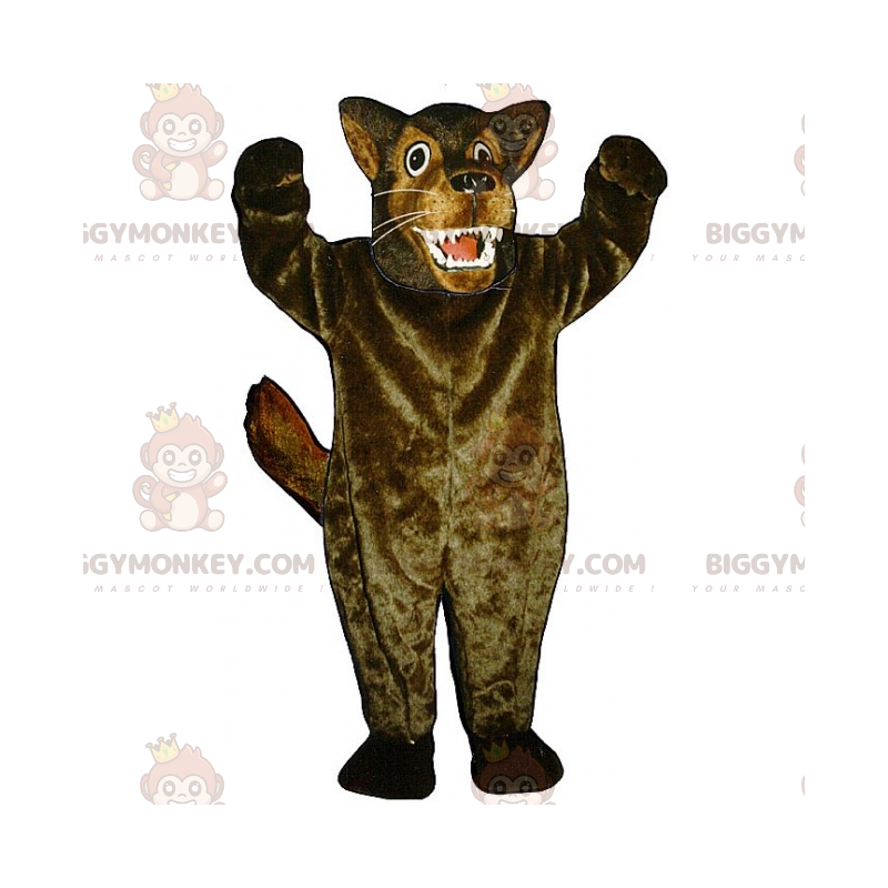 Wild Animal BIGGYMONKEY™ Mascot Costume - Big Wolf –