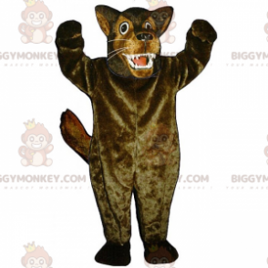 Wildes Tier BIGGYMONKEY™ Maskottchenkostüm – Großer Wolf -