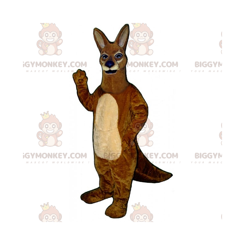 BIGGYMONKEY™ Wild Animal Mascot Costume - Brown Kangaroo with