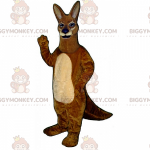 BIGGYMONKEY™ villieläinten maskottiasu - ruskea kenguru