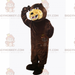 Disfraz de mascota BIGGYMONKEY™ de animal salvaje - Oso feroz -
