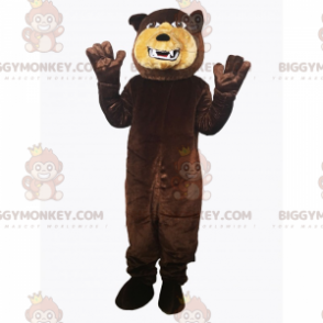 Wildes Tier BIGGYMONKEY™ Maskottchenkostüm – Fierce Bear -
