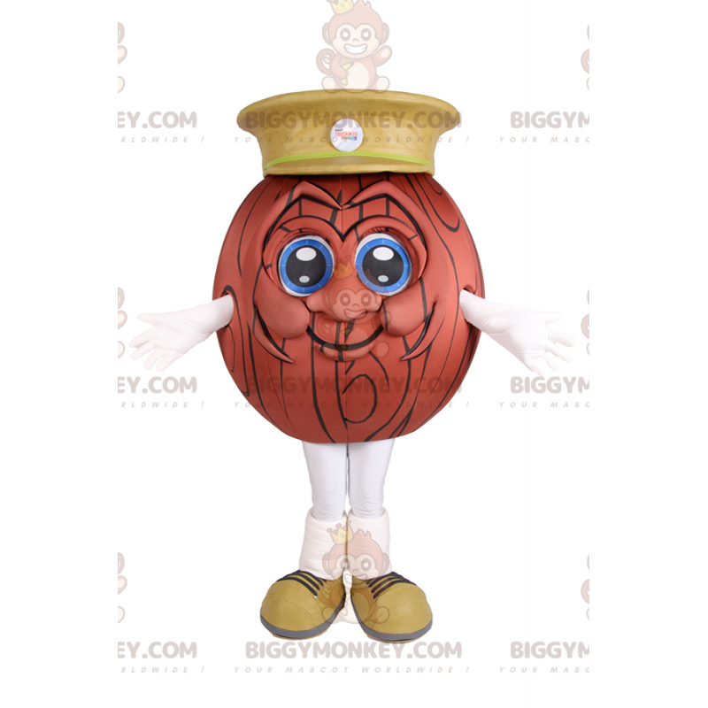 Costume de mascotte BIGGYMONKEY™ ballon de basketball avec
