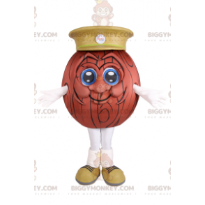 BIGGYMONKEY™ basketball mascot costume with cap -