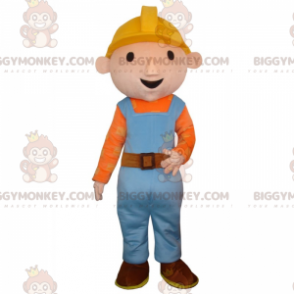 Traje de mascote BIGGYMONKEY™ Bob, o Construtor –