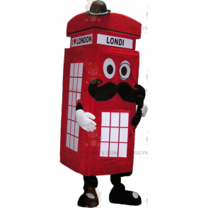 BIGGYMONKEY™ Costume mascotte cabina telefonica inglese -