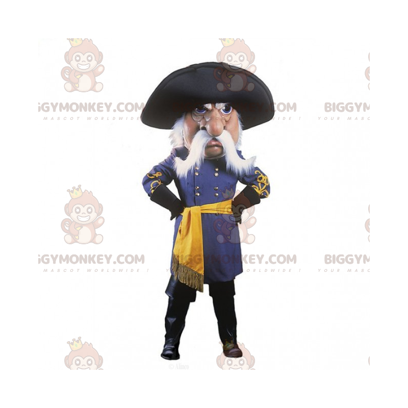 Disfraz de mascota de capitán de barco BIGGYMONKEY™ -