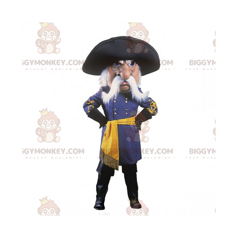 Traje de mascote de capitão de navio BIGGYMONKEY™ –