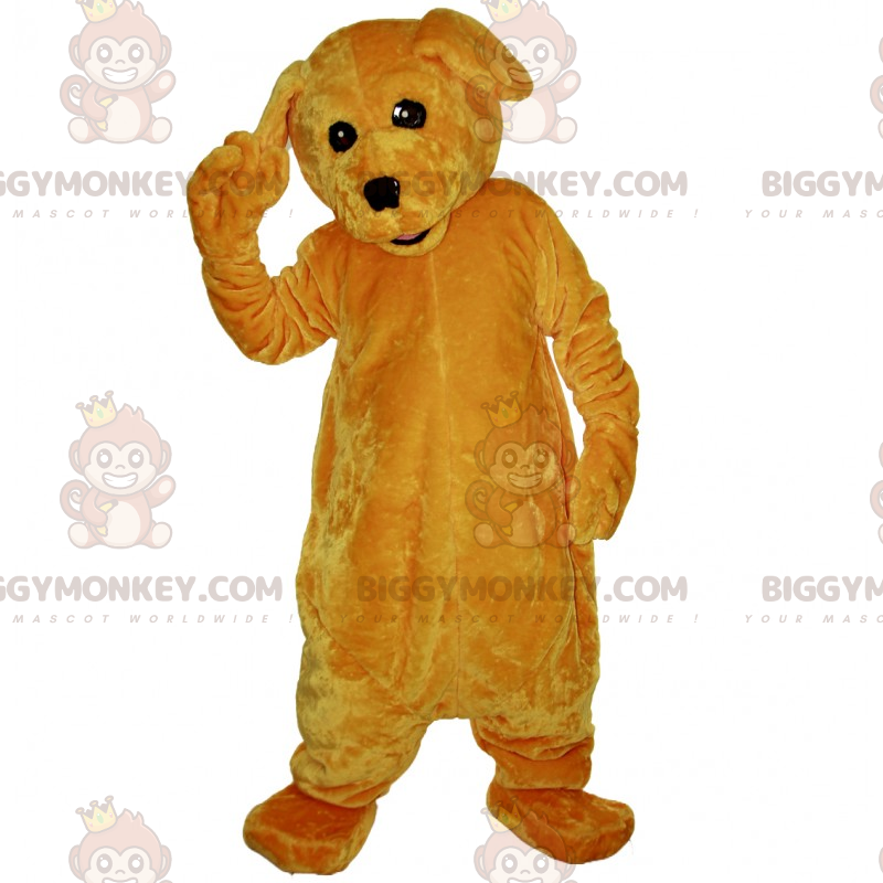 BIGGYMONKEY™ Weiches braunes Hundemaskottchen-Kostüm -
