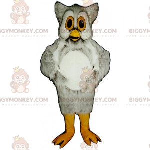 Στολή μασκότ κουκουβάγιας BIGGYMONKEY™ Yellow Eyed Owl -