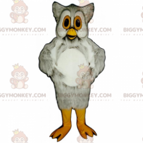 BIGGYMONKEY™ Yellow Eyed Owl Maskot kostume - Biggymonkey.com