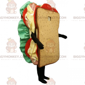 BIGGYMONKEY™ club sandwich mascot costume - Biggymonkey.com