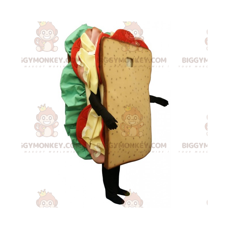 BIGGYMONKEY™ club sandwich mascot costume - Biggymonkey.com