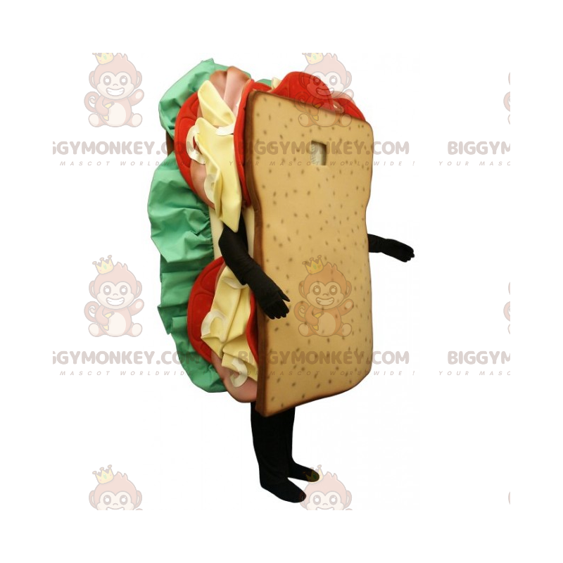 Costume de mascotte BIGGYMONKEY™ club sandwich - Biggymonkey.com