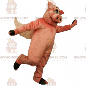 BIGGYMONKEY™ Grisemaskotkostume med vinger - Biggymonkey.com