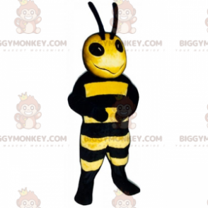 Bee With Long Antennae BIGGYMONKEY™ Mascot Costume -