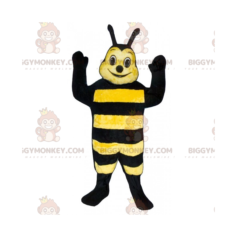 BIGGYMONKEY™ Costume da mascotte ape con antenne piccole -