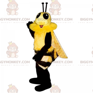 Bee BIGGYMONKEY™ maskotdräkt med mjuk päls - BiggyMonkey maskot