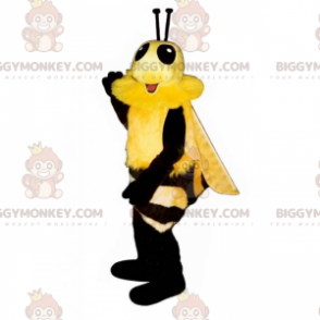 Bee BIGGYMONKEY™ mascottekostuum met zacht bont -