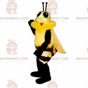 Bee BIGGYMONKEY™ maskotdräkt med mjuk päls - BiggyMonkey maskot