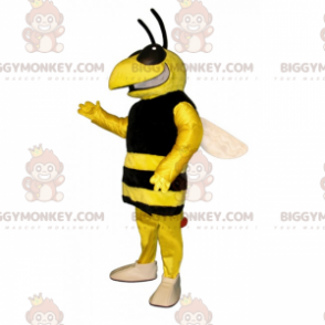 Biene BIGGYMONKEY™ Maskottchenkostüm mit breitem Lächeln -