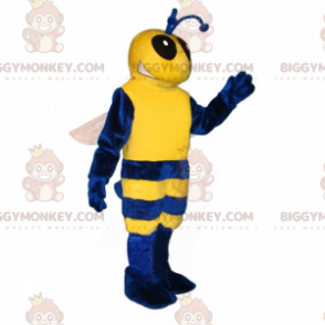 Blå og gul bi BIGGYMONKEY™ maskotkostume - Biggymonkey.com