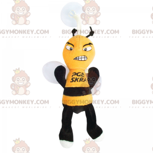 Fato de mascote BIGGYMONKEY™ de abelha combatente –