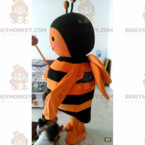 Fantasia de mascote Orange Bee BIGGYMONKEY™ – Biggymonkey.com