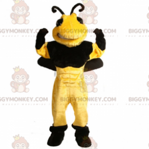 Costume de mascotte BIGGYMONKEY™ d'abeille sans rayure -