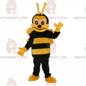 Kostium maskotka uśmiechnięta pszczoła BIGGYMONKEY™ -