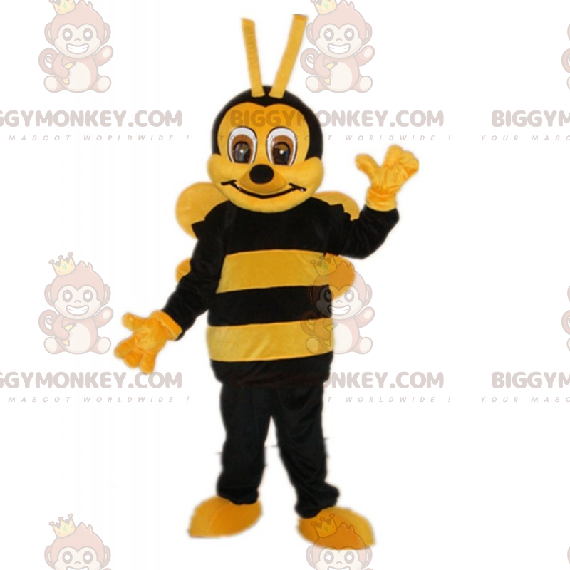 Disfraz de mascota abeja sonriente BIGGYMONKEY™ -