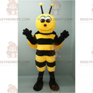 Süße lächelnde Biene BIGGYMONKEY™ Maskottchen-Kostüm -