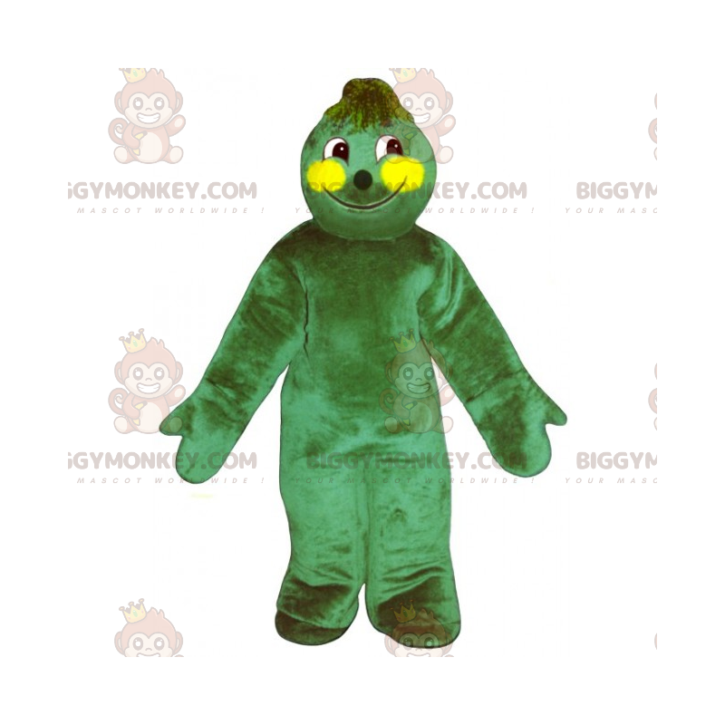 BIGGYMONKEY™ schattig mascottekostuum voor groene man -