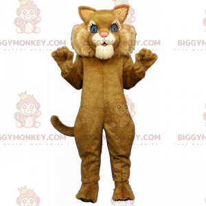 BIGGYMONKEY™ Adorable Cat With Big Blue Eyes Mascot Costume –