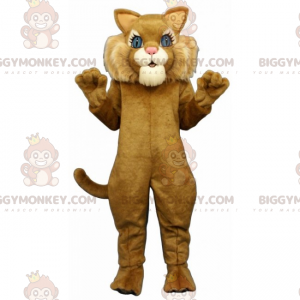 BIGGYMONKEY™ Costume da mascotte adorabile gatto con grandi