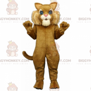 BIGGYMONKEY™ Αξιολάτρευτη στολή μασκότ για γάτα με μεγάλα μπλε