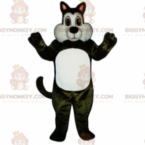Kostium maskotka śliczny biało-czarny kot BIGGYMONKEY™ -