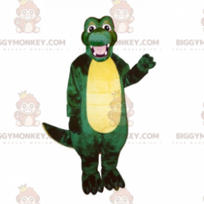 Cute Smiling Crocodile BIGGYMONKEY™ Mascot Costume –